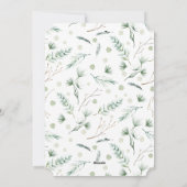 ミニマルなメリークリスマスフォト シーズンカード (裏面)