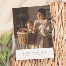 ミニマルなメリークリスマスフォト