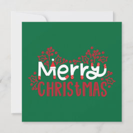 ミニマルなメリークリスマス会社クリスマス シーズンカード