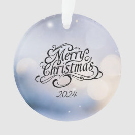 ミニマルなメリークリスマス オーナメント