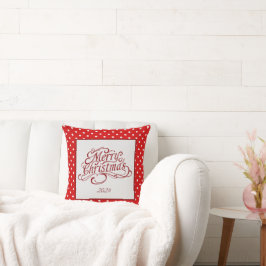 ミニマルなメリークリスマス クッション