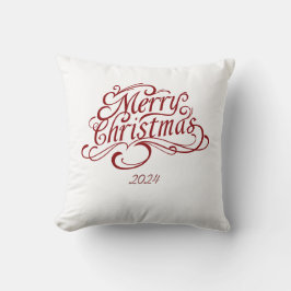 ミニマルなメリークリスマス クッション