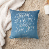 ミニマルなメリークリスマス クッション (ブランケット)