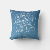 ミニマルなメリークリスマス クッション (正面)