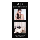 ミニマルなモノグラムまたはロゴの追加ビジネス2の写真 ラックカード (正面)