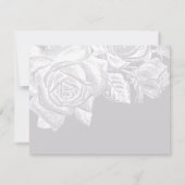 ミニマルなモノグラムパーソナライズされた文房具 ノートカード (裏面)