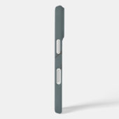 ミニマルなヤシの木柄　ブルーグレー　トロピカル Case-Mate iPhoneケース (裏面 / 右)