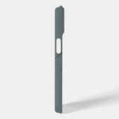 ミニマルなヤシの木柄　ブルーグレー　トロピカル Case-Mate iPhoneケース (裏面 / 右)