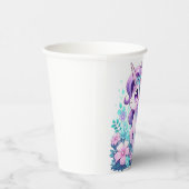 ミニマルなユニコーン赤ちゃんシャワー 紙コップ (右)