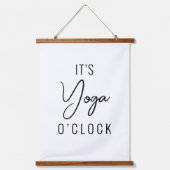 ミニマルなヨガアート – カスタマイズ可感動的能 吊り下げ型タペストリー (正面)