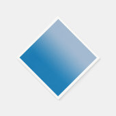 ミニマルなライトから濃い青のグラデーション スタンダードカクテルナプキン (角)