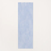 ミニマルなライトブルーのパタモダンーン ヨガマット (正面)