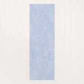 ミニマルなライトブルーのパタモダンーン ヨガマット (裏面)