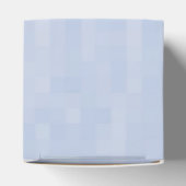 ミニマルなライトブルーの抽象芸術パタエレガントーン フェイバーボックス (上部)