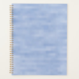 ミニマルなライトブルーの白い空の抽象芸術パターン プランナー手帳