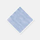 ミニマルなライトブルーの空の抽象芸術パターンかわいい スタンダードカクテルナプキン (角)