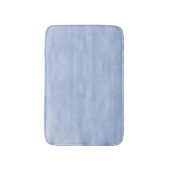 ミニマルなライトブルーの空の抽象芸術パターンかわいい バスマット (正面縦)