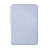 ミニマルなライトブルー バスマット (正面縦)