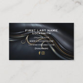 ミニマルなラグジュアリービジネスカード 名刺 (裏面)