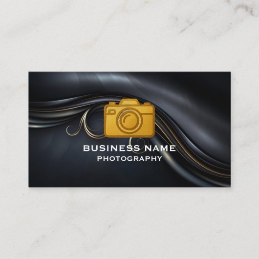 ミニマルなラグジュアリービジネスカード 名刺 (正面)