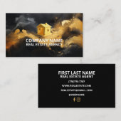 ミニマルなラグジュアリービジネスカード 名刺 (正面/裏面)