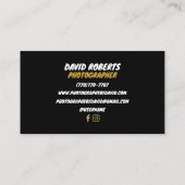 ミニマルなラグジュアリービジネスカード 名刺 (裏面)