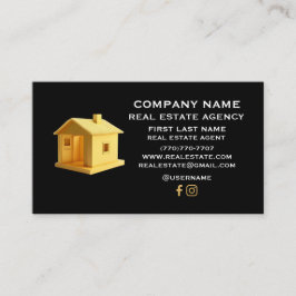 ミニマルなラグジュアリービジネスカード 名刺