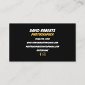 ミニマルなラグジュアリービジネスカード 名刺 (裏面)