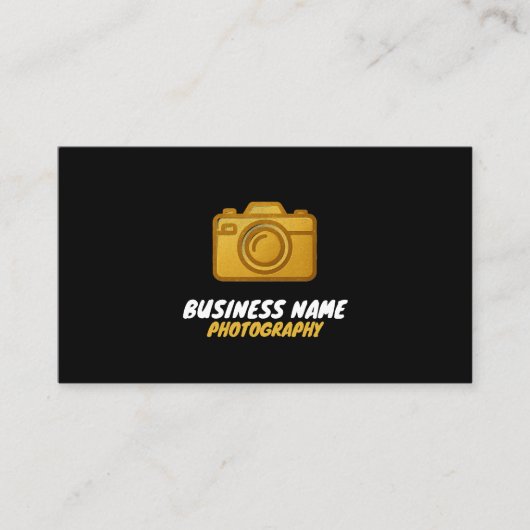 ミニマルなラグジュアリービジネスカード 名刺 (正面)