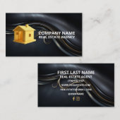 ミニマルなラグジュアリービジネスカード 名刺 (正面/裏面)