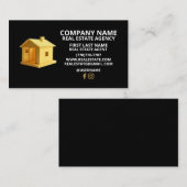 ミニマルなラグジュアリービジネスカード 名刺 (正面/裏面)