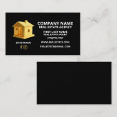 ミニマルなラグジュアリービジネスカード 名刺 (正面/裏面)