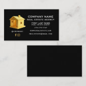 ミニマルなラグジュアリービジネスカード 名刺 (正面/裏面)