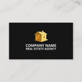 ミニマルなラグジュアリービジネスカード 名刺 (正面)