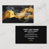 ミニマルなラグジュアリービジネスカード 名刺 (正面/裏面)