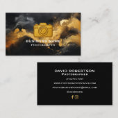 ミニマルなラグジュアリービジネスカード 名刺 (正面/裏面)