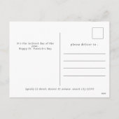 ミニマルなラッキーシャムロックの聖パトリックの日の写真 シーズンポストカード (裏面)