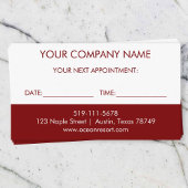 ミニマルなリマインダーカード エンクロージャーカード