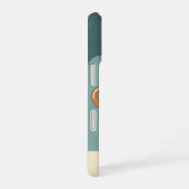 ミニマルなレトロコーヒーとクッキー iPhone 16ケース (右側面)