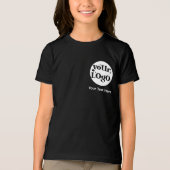 ミニマルなロゴと文字事業 トライブレンドＴシャツ (正面)