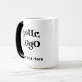 ミニマルなロゴと文字事業 モーフィングマグカップ (正面左)