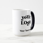 ミニマルなロゴと文字事業 モーフィングマグカップ (正面右)