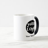 ミニマルなロゴと文字事業 モーフィングマグカップ (正面右)