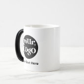 ミニマルなロゴと文字事業 モーフィングマグカップ (正面左)