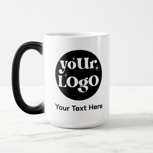 ミニマルなロゴと文字事業 モーフィングマグカップ (左)