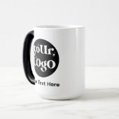 ミニマルなロゴと文字事業 モーフィングマグカップ (正面左)