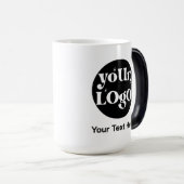 ミニマルなロゴと文字事業 モーフィングマグカップ (正面右)