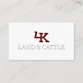 ミニマルなロゴエンボス効果名刺 名刺