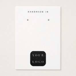 ミニマルなロゴ白黒ジュエリー表示