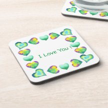 ミニマルなロマンチック私はあなたを愛するバレンタインデー